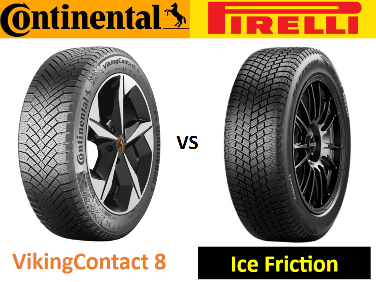 Continental VikingContact 8 vs Pirelli Ice Friction