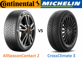 Continental AllSeasonContact 2 vs Michelin CrossClimate 3