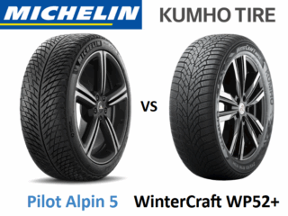 Michelin Pilot Alpin 5 vs Kumho WinterCraft WP52 plus