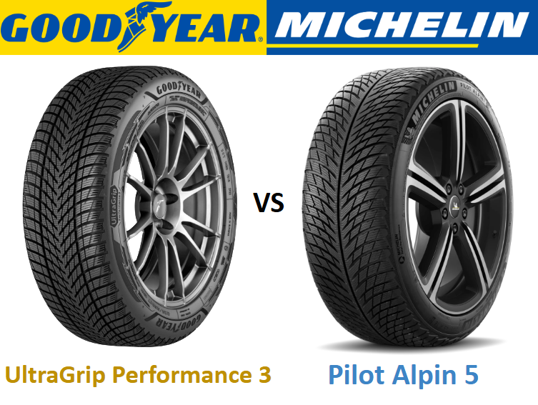 Goodyear UltraGrip Performance 3 vs Michelin Pilot Alpin 5