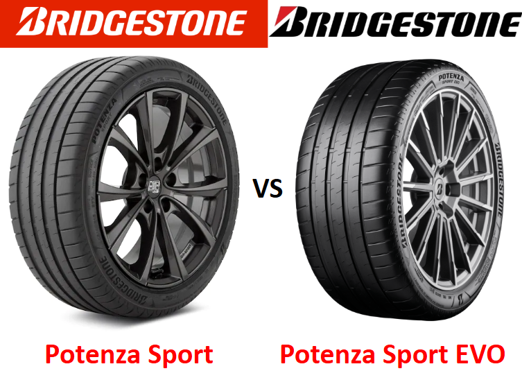 Bridgestone Potenza Sport vs Bridgestone Potenza Sport EVO