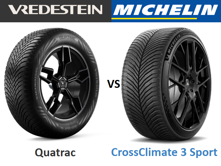 Vredestein Quatrac vs Michelin CrossClimate 3 Sport