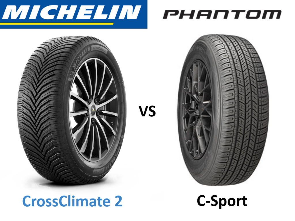 Michelin CrossClimate 2 vs Phantom C-Sport