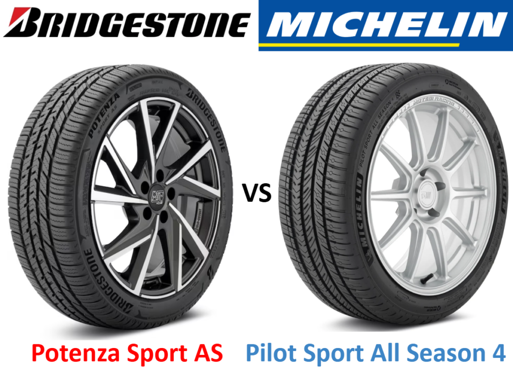 Bridgestone Potenza Sport AS vs Michelin Pilot Sport All Season 4