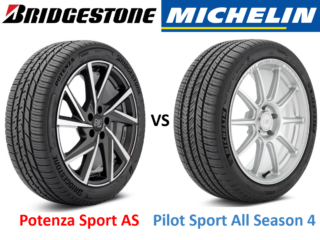 Bridgestone Potenza Sport AS vs Michelin Pilot Sport All Season 4