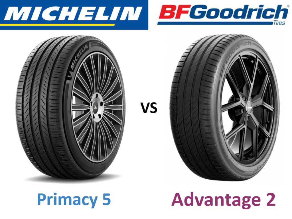 Michelin Primacy 5 vs BFGoodrich Advantage 2