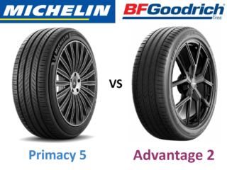 Michelin Primacy 5 vs BFGoodrich Advantage 2