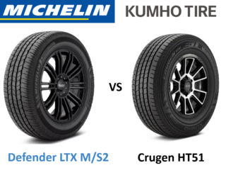 Michelin Defender LTX M/S2 vs Kumho Crugen HT51