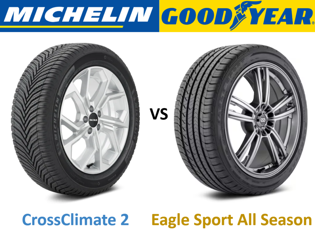 Michelin CrossClimate 2 vs Goodyear Eagle Sport All Season