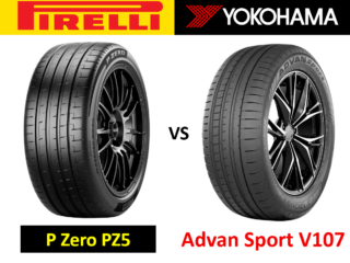 Pirelli P Zero PZ5 vs Yokohama Advan Sport V107