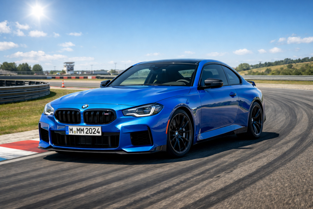 Vehicle of choice: 2024 BMW M2 on dry handling action