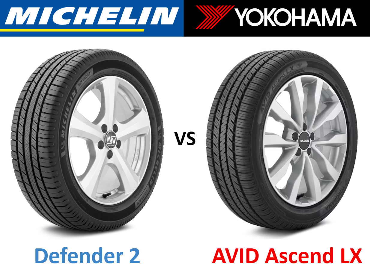 Michelin Defender 2 vs Yokohama AVID Ascend LX