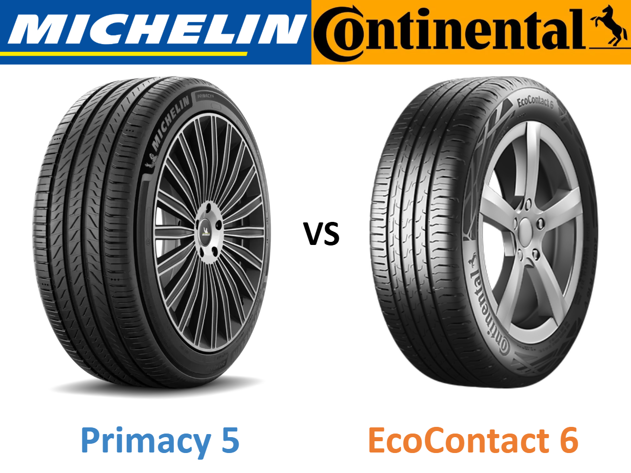 Michelin Primacy 5 vs Continental EcoContact 6
