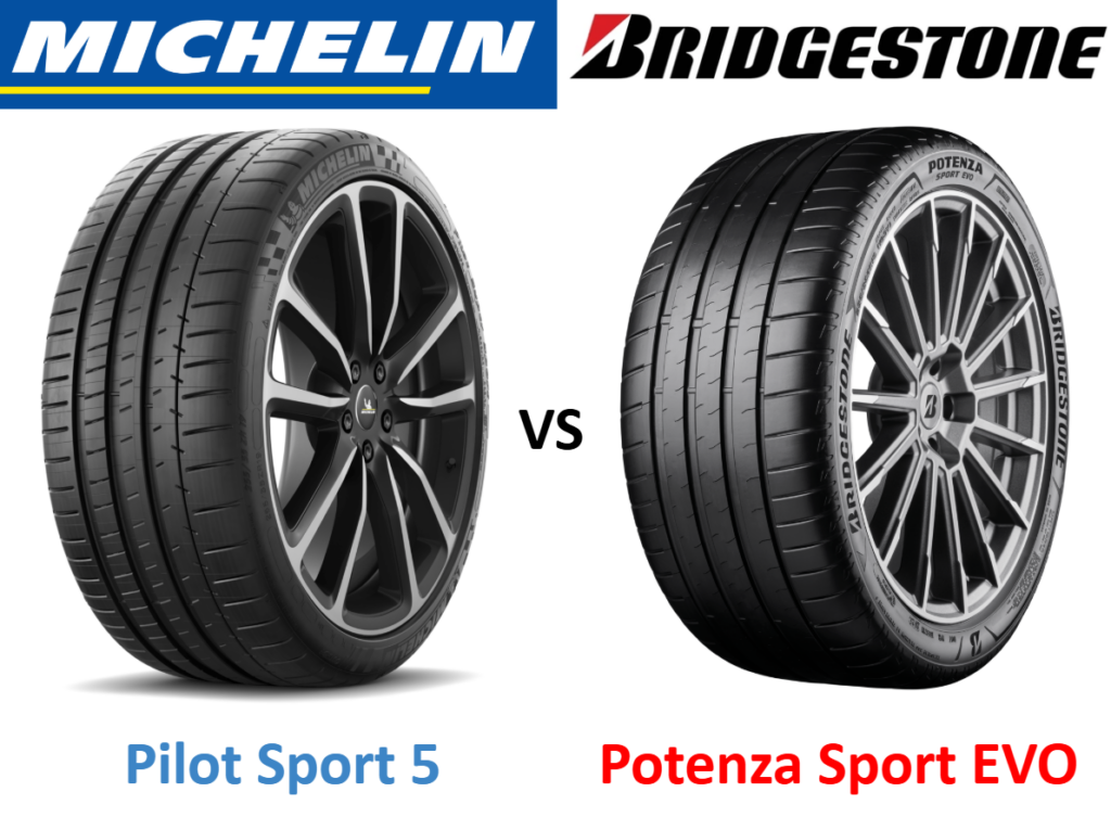 Michelin Pilot Sport 5 vs Bridgestone Potenza Sport Evo