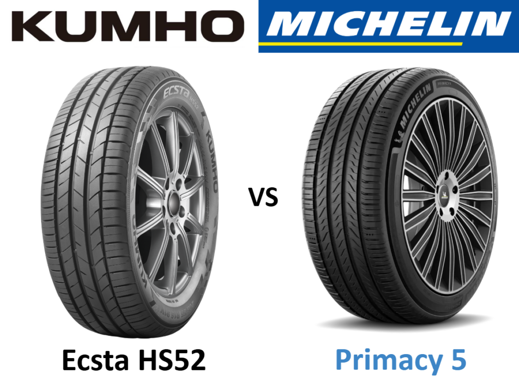 Kumho Ecsta HS52 vs Michelin Primacy 5