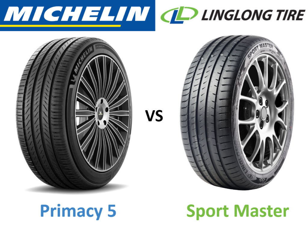 Michelin Primacy 5 vs Linglong Sport Master