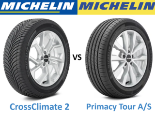 Michelin CrossClimate 2 vs Michelin Primacy Tour A/S