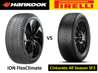 Hankook iON FlexClimate vs Pirelli Cinturato All Season SF3