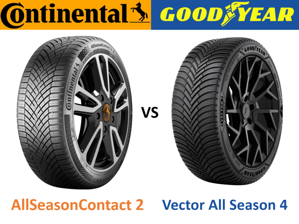 Continental AllSeasonContact 2 vs Goodyear Vector All Season 4