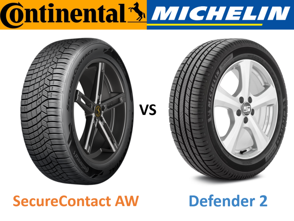 Continental SecureContact AW vs Michelin Defender 2