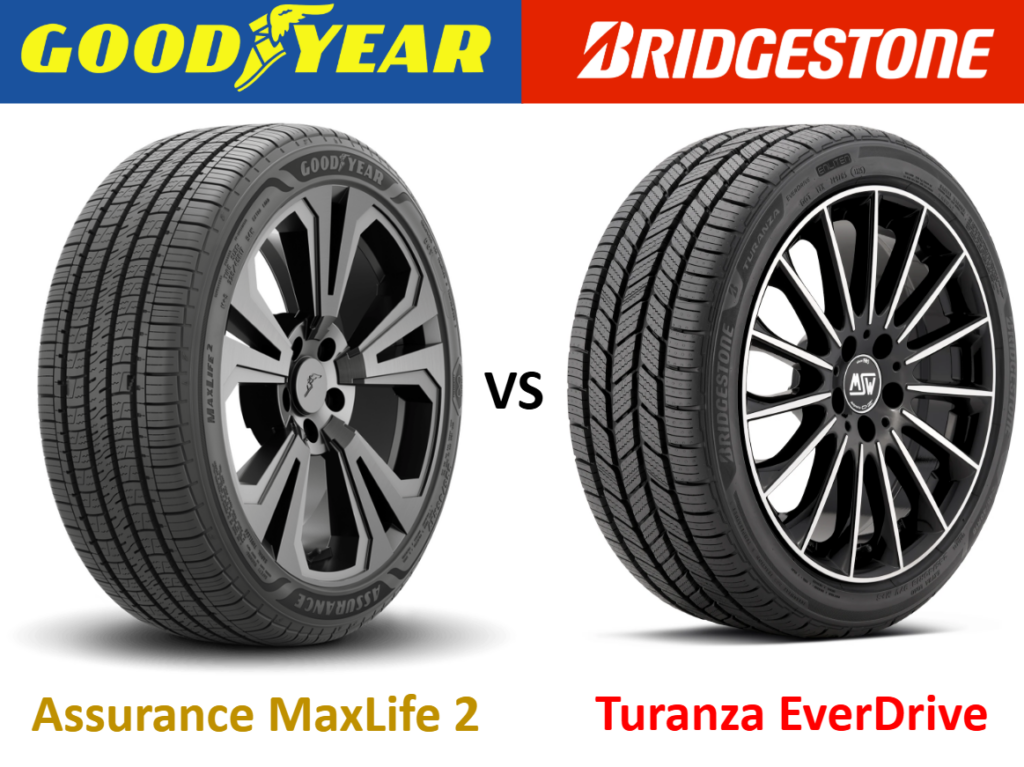 Goodyear Assurance MaxLife 2 vs Bridgestone Turanza EverDrive