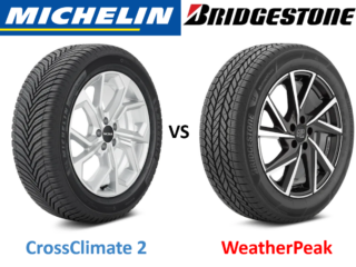 Michelin CrossClimate 2 vs Bridgestone WeatherPeak