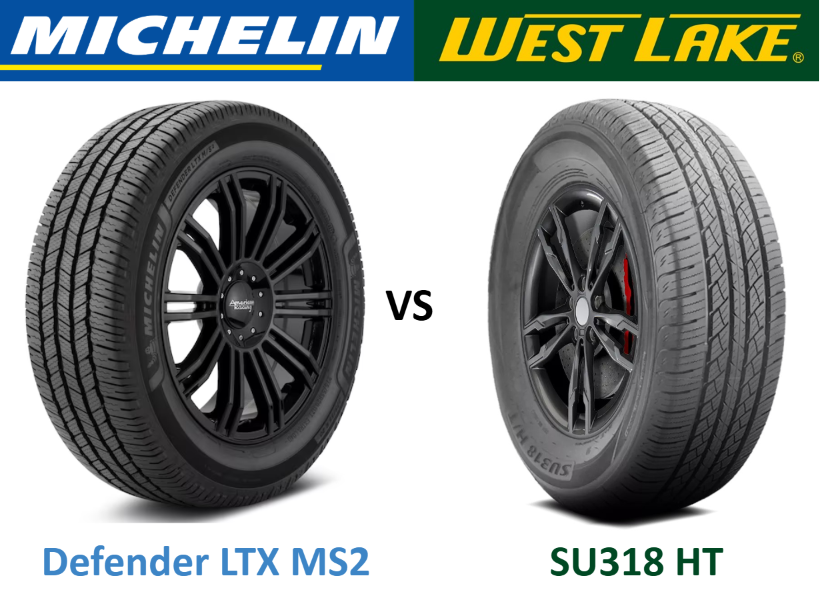 Michelin Defender LTX MS2 vs Westlake SU318 HT