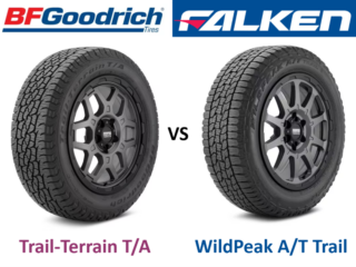 BFGoodrich Trail-Terrain T/A vs Falken WildPeak A/T Trail
