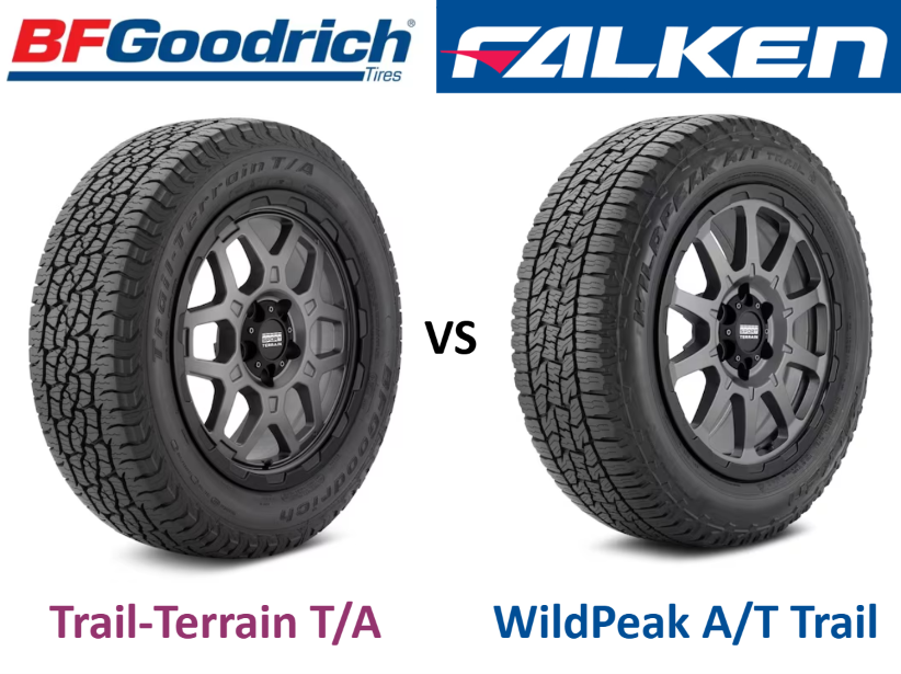 BFGoodrich Trail-Terrain T/A vs Falken WildPeak A/T Trail