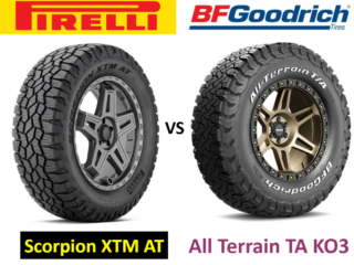 BFGoodrich All Terrain TA KO3 vs Pirelli Scorpion XTM AT
