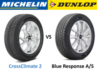 Michelin CrossClimate 2 vs Dunlop Blue Response A/S