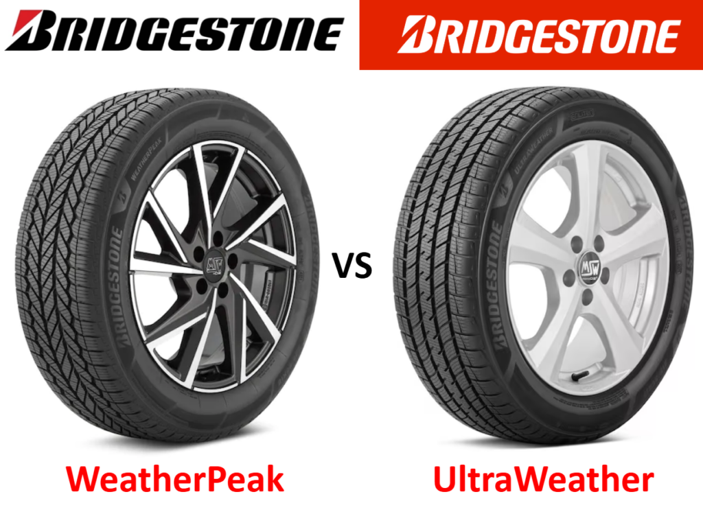 Bridgestone WeatherPeak vs Bridgestone UltraWeather