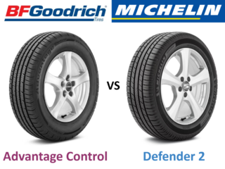 BFGoodrich Advantage Control vs Michelin Defender 2