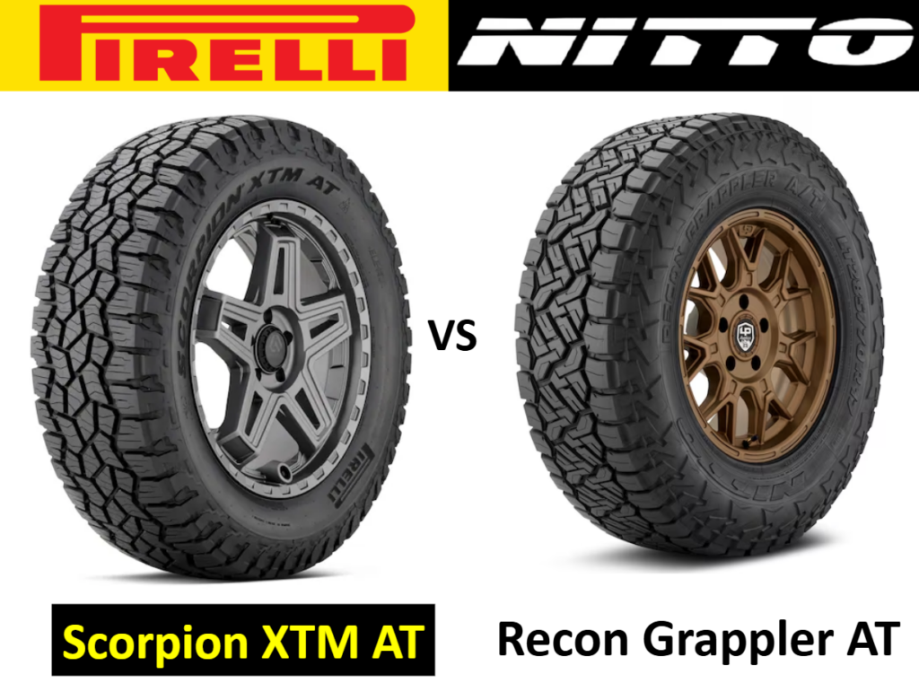 Pirelli Scorpion XTM AT vs Nitto Recon Grappler A/T