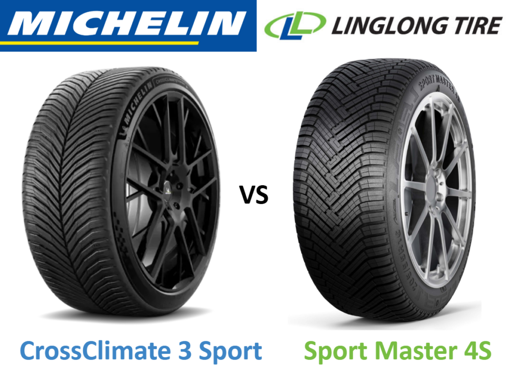 Michelin CrossClimate 3 Sport vs Linglong Sport Master 4S