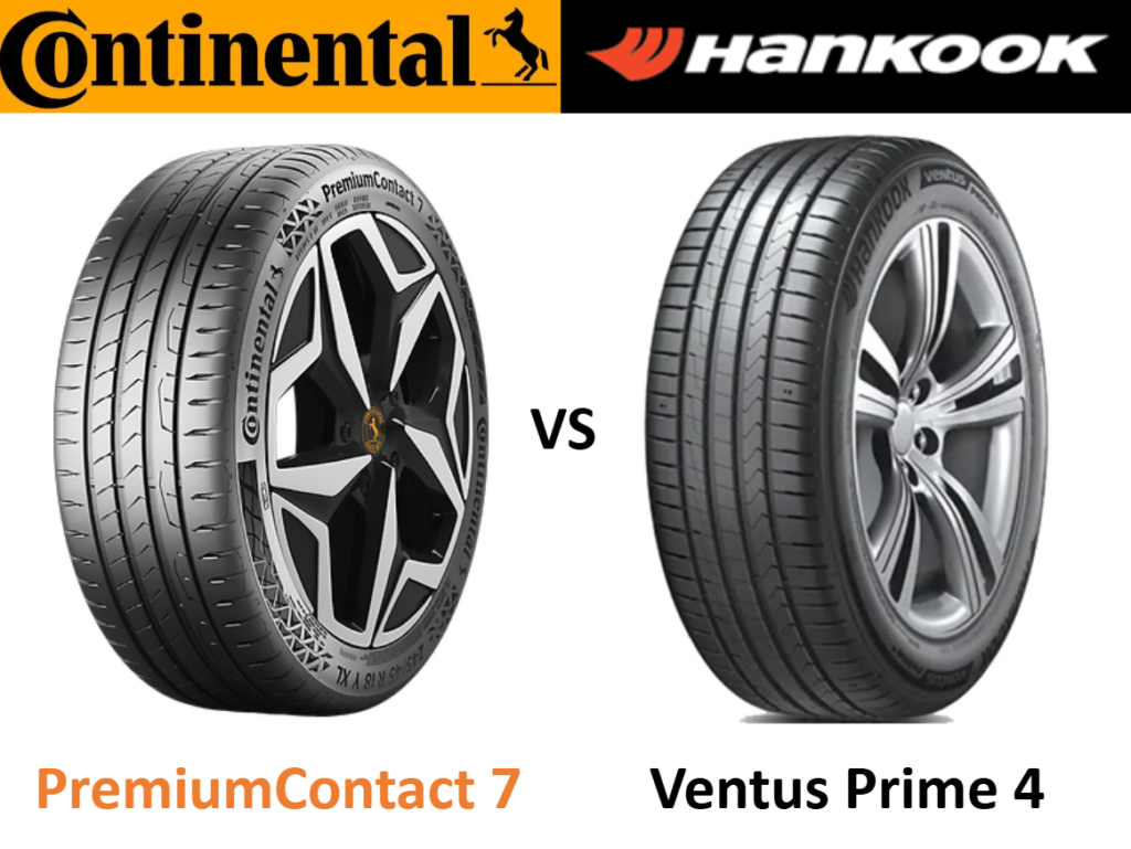 Continental PremiumContact 7 vs Hankook Ventus Prime 4