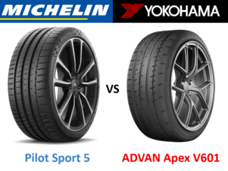 Michelin Pilot Sport 5 vs Yokohama ADVAN Apex V601