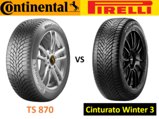 Continental WinterContact TS 870 vs Pirelli Cinturato Winter 3