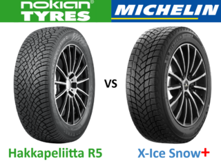 Nokian Hakkapeliitta R5 vs Michelin X-Ice Snow+
