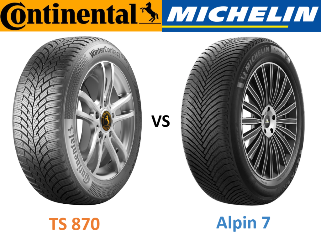 Continental WinterContact TS 870 vs Michelin Alpin 7