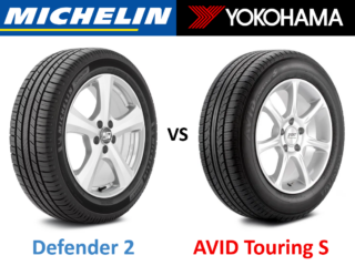 Michelin Defender 2 vs Yokohama AVID Touring S