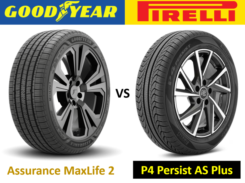 Goodyear Assurance MaxLife 2 vs Pirelli P4 Persist AS Plus