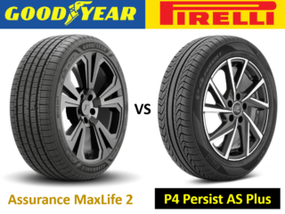 Goodyear Assurance MaxLife 2 vs Pirelli P4 Persist AS Plus