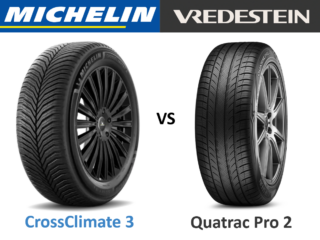 Michelin CrossClimate 3 vs Vredestein Quatrac Pro 2