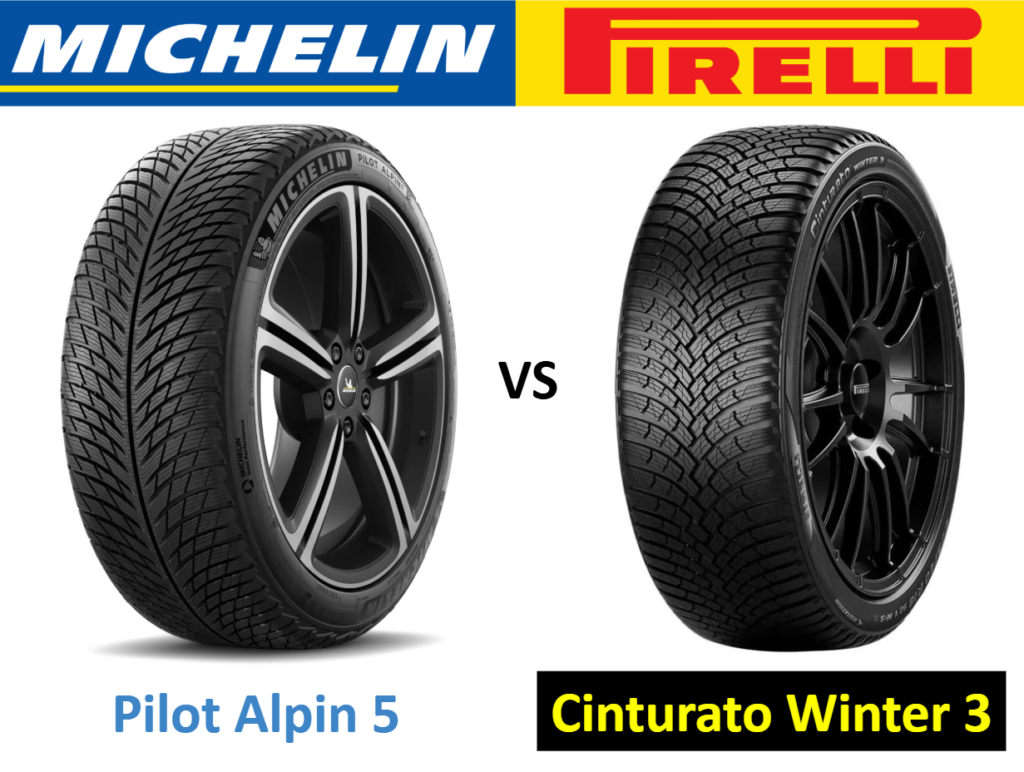 Michelin Pilot Alpin 5 vs Pirelli Cinturato Winter 3