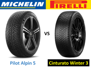 Michelin Pilot Alpin 5 vs Pirelli Cinturato Winter 3