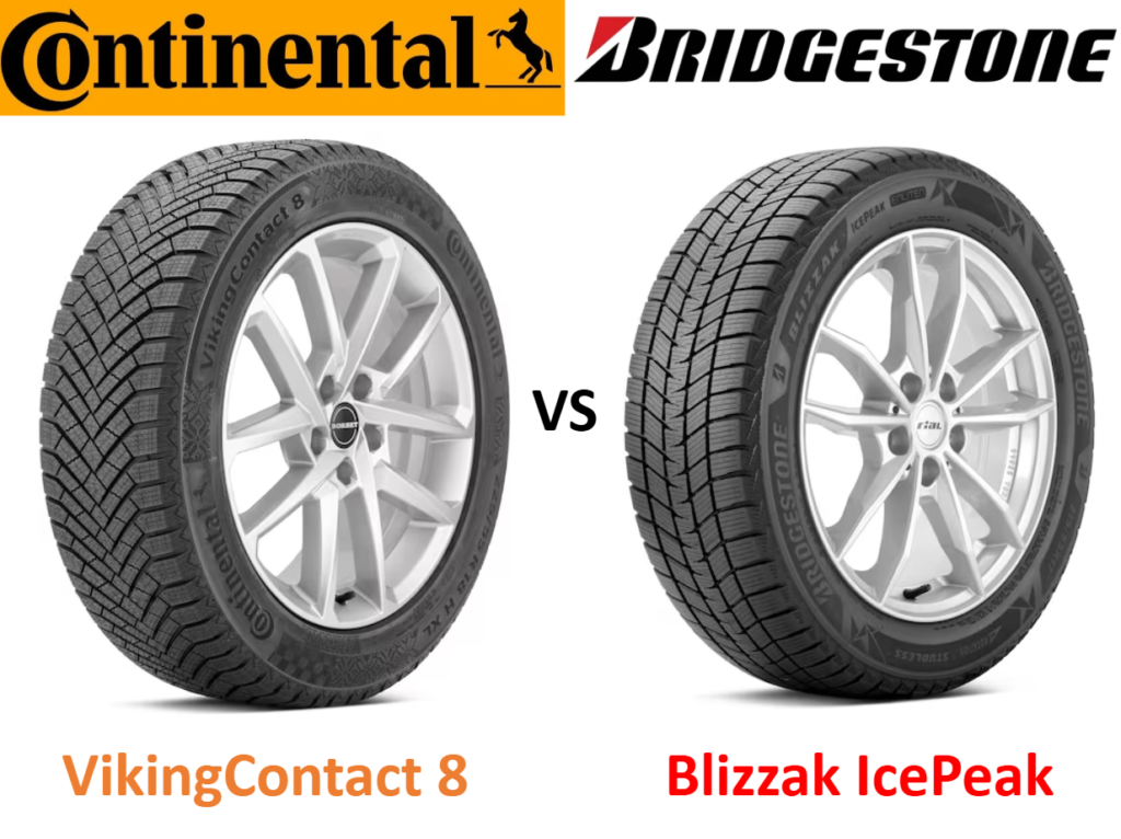 Continental VikingContact 8 vs Bridgestone Blizzak IcePeak