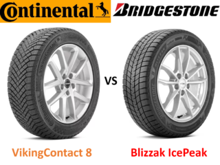 Continental VikingContact 8 vs Bridgestone Blizzak IcePeak