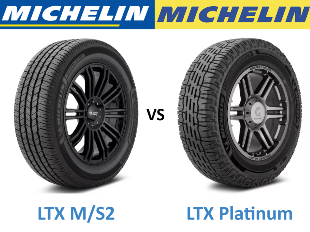 Michelin Defender LTX M/S2 vs LTX Platinum
