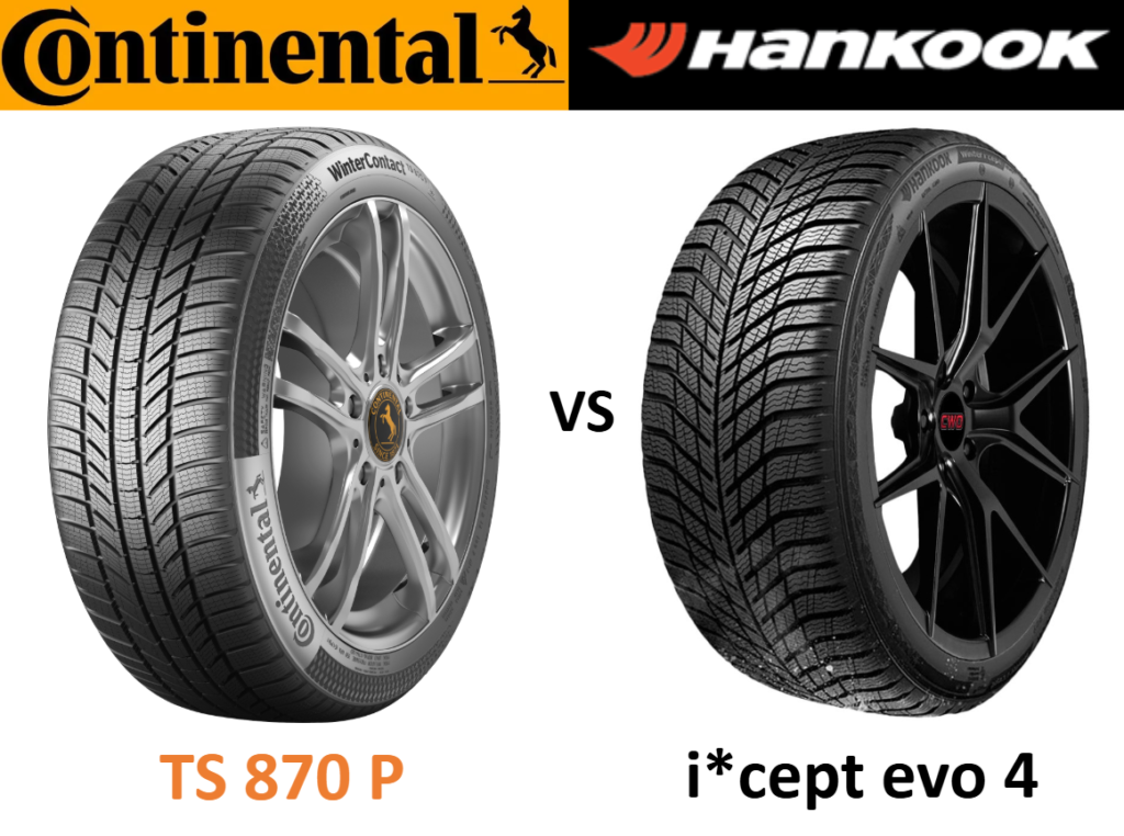 Continental WinterContact TS 870 P vs Hankook Winter i*cept evo 4